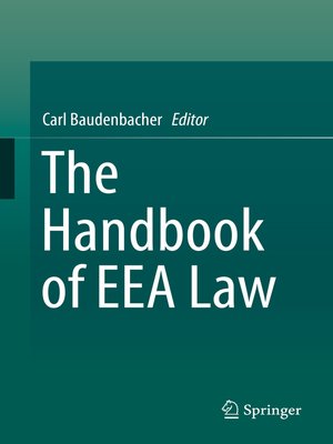 cover image of The Handbook of EEA Law